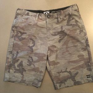 Billabong Men's Crossfire Slub Walkshorts,34,Military Camo